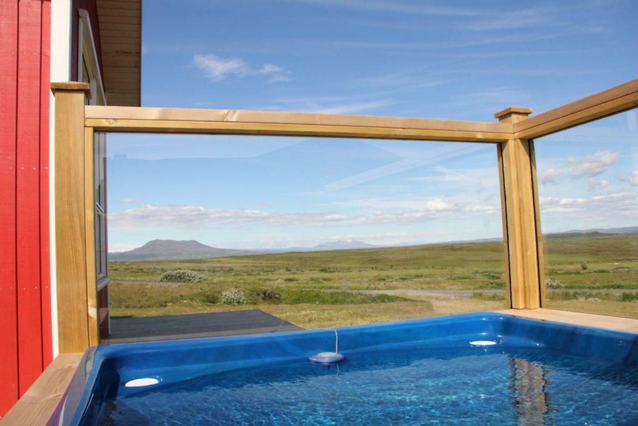 Blue View Cabin 1B With Private Hot Tub Reykholt  Exteriör bild